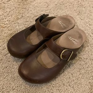 Dansko brown clogs size 36